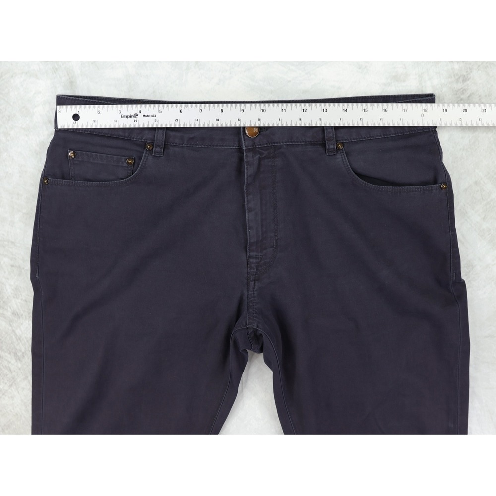 PT Torino Jazz Pants Men 37x36 Navy Blue Stretch Slim Fit 5 Pocket Luxury Italy - Picture 10 of 15